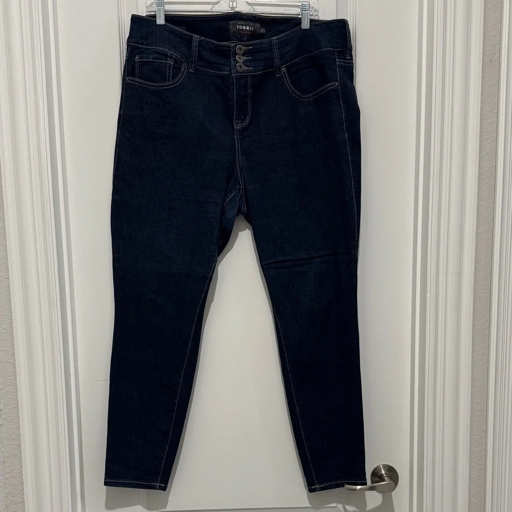 Torrid Dark Jeggings - 18R - Picture 1 of 3